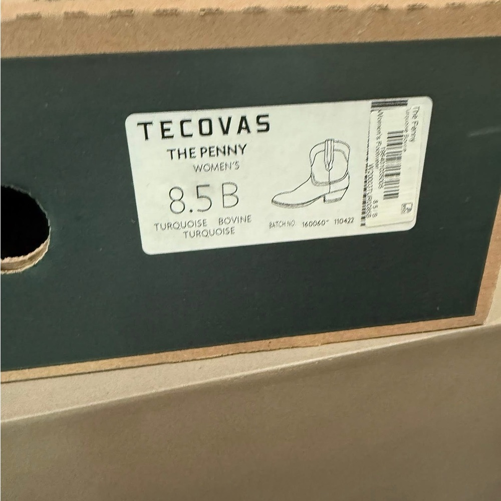 Tecovas Turquoise Penny size 8.5 - Picture 8 of 8